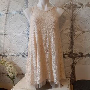 Anthropologie Other's Follow Gorgeous White lace Cottagecore Slip Dress …Size S